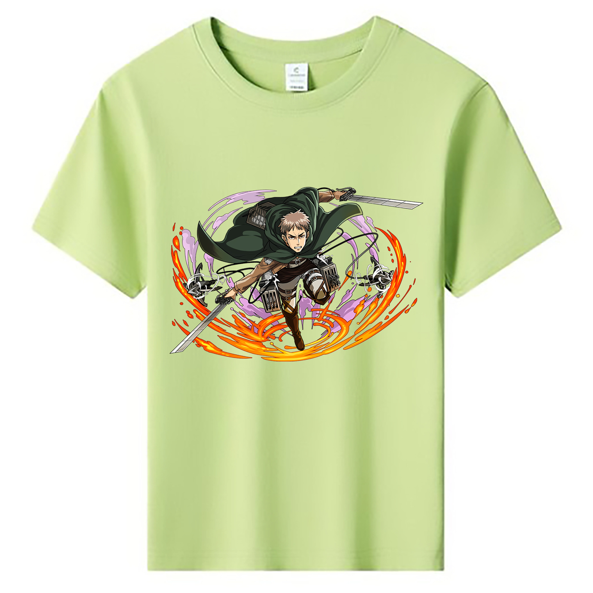 （画像用） 進撃の巨人 ジャン・キルシュタイン Attack on Titan Jean Kirstein 綿100％キッズTシャツ（フロントプリント）